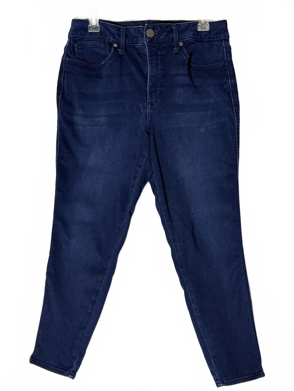 Seven7 Women's Dark Blue High Waist Skinny Jeans Size 12